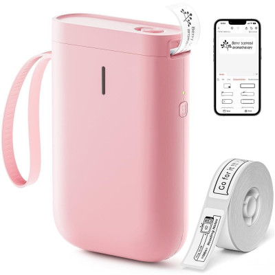 IMPRESORA NIIMBOT PORTATIL D11 ETIQUETA ROSA