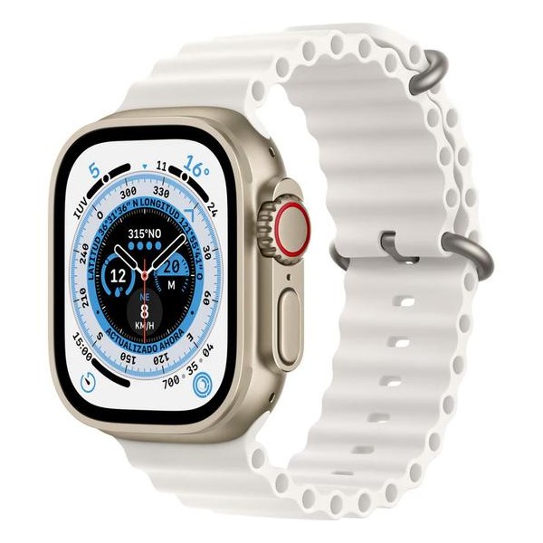 RELOJ SMARTWATCH BLULORY GLIFO 8 ULTRA WHITE