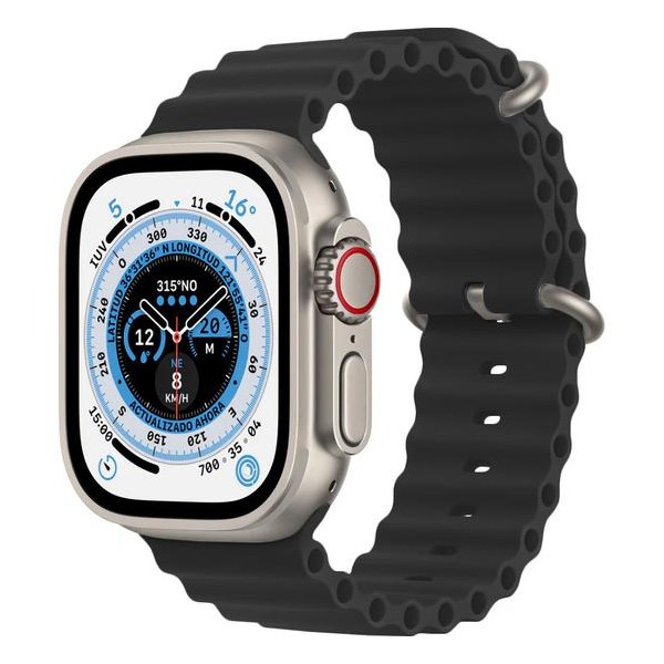 RELOJ SMARTWATCH BLULORY GLIFO 8 ULTRA BLACK