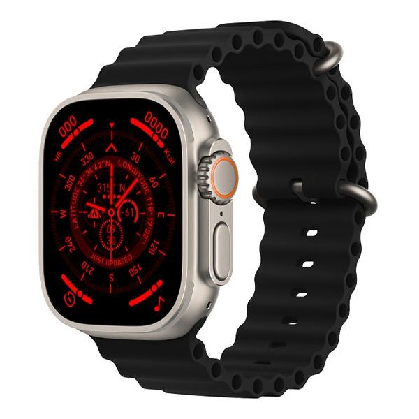 RELOJ SMARTWATCH BLULORY GLIFO 8 ULTRA MAX BLACK