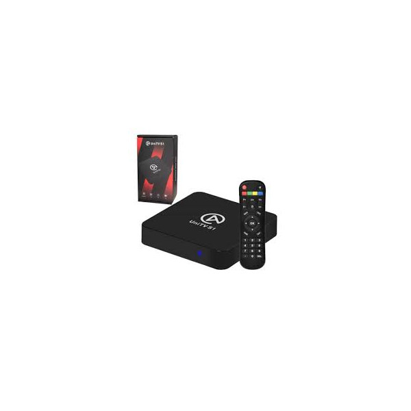 RECEPTOR UNITV S1-4K-IPTV-WIFI-ANDROID 7.1 - F.T,A NEGRO